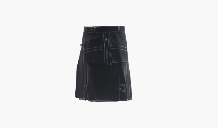 Black Working Kilt 