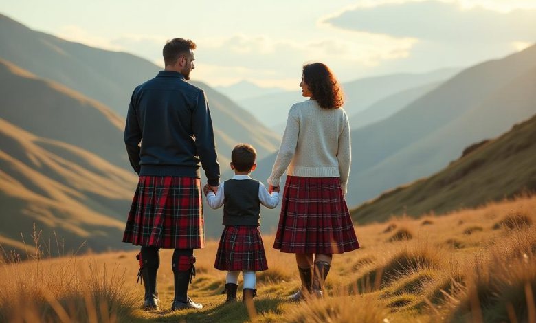 Family Tartan Kilt