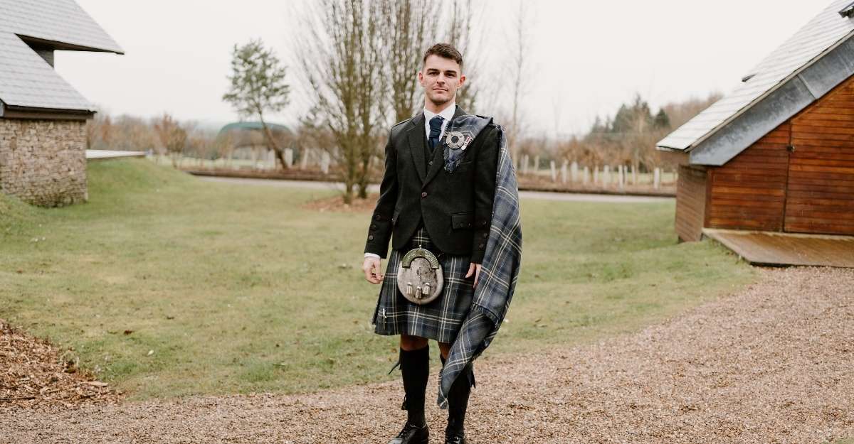 Wearing Traditional Scottish Dress