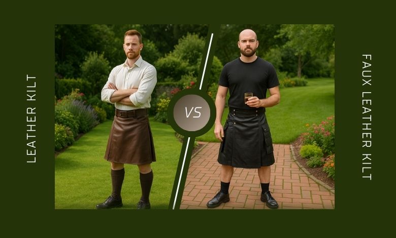 Leather Kilt vs. Faux Leather Kilt