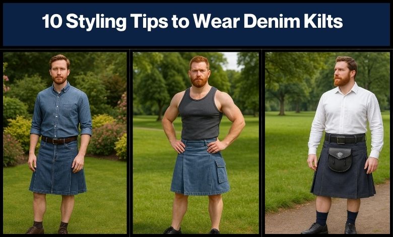 10 styling tip to wear Denim kilts