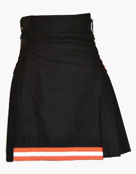 Lautreamont Black Firefighter Utility Kilt