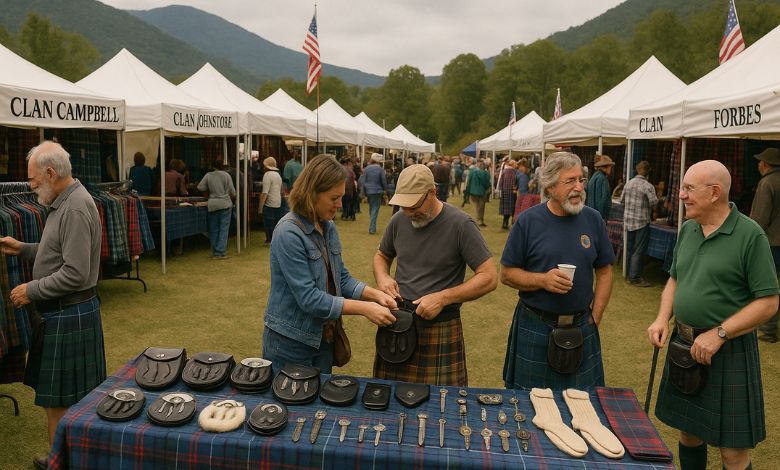 Celebrations at the Highland Games