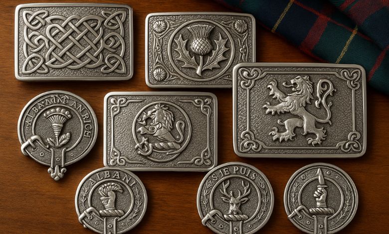 Common Symbols and Clan Crests in Buckle Design