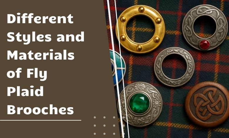 Different Styles and Materials of Fly Plaid Brooches