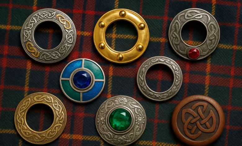 Materials Used in Fly Plaid Brooches