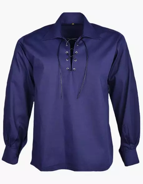 Navy Blue Jacobite Ghillie Shirt