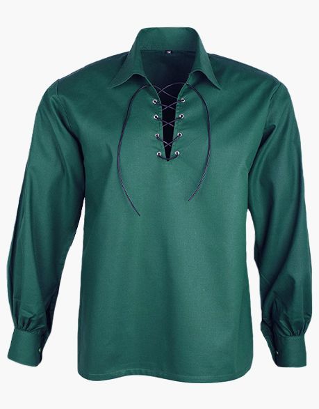 Sea Green Jacobite Ghillie Shirt
