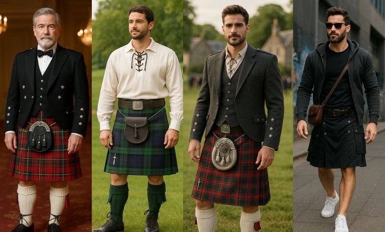 Different Types of Kilt Outfits