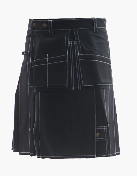 Black Working Kilt
