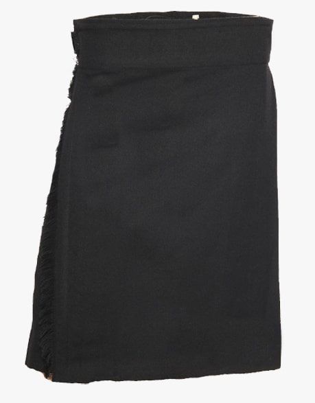 Black Tartan Kilt
