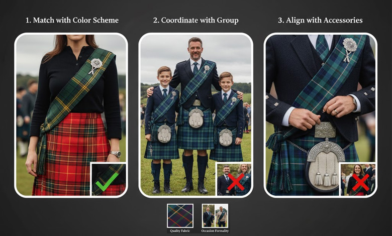 Matching Your Tartan Sash