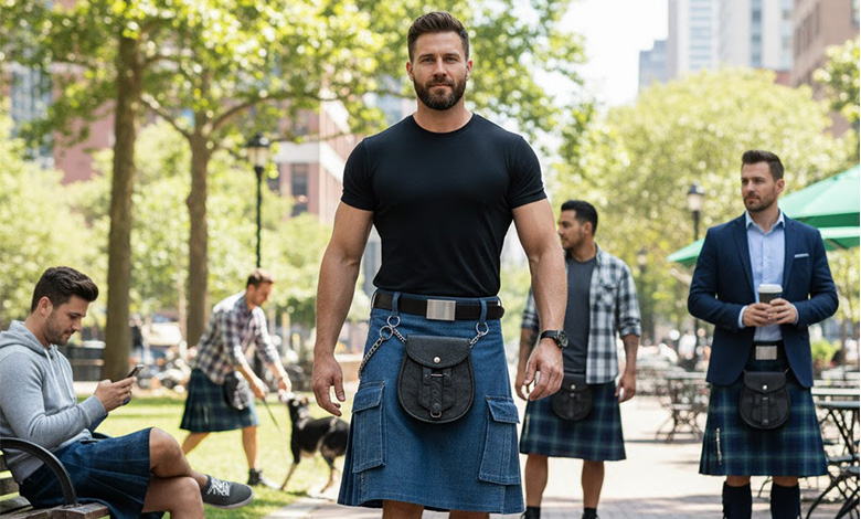 Where Denim Kilts Fit in Modern American Life