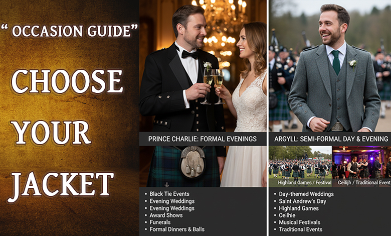 OCCASIONS TO WEAR ARGYLL AND PRINCE CHARLIE JACKET