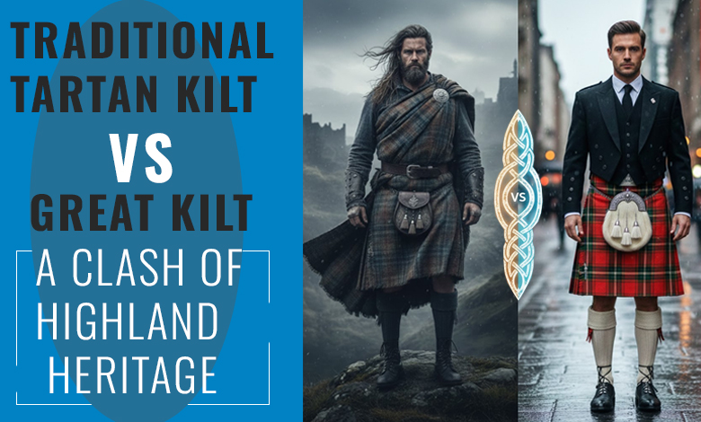 Traditional Tartan Kilt vs. Great Kilt: A Clash of Highland Heritage