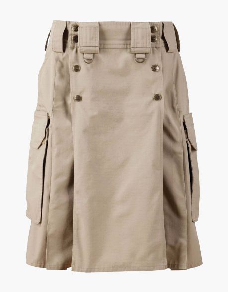 Khaki Combat Utility Kilt