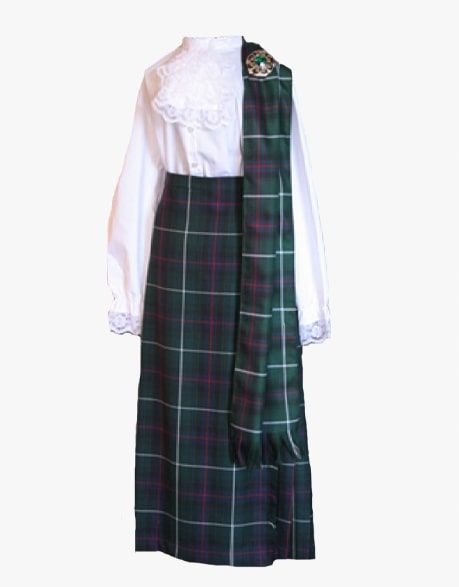 Women Full Length Kilt Outfit