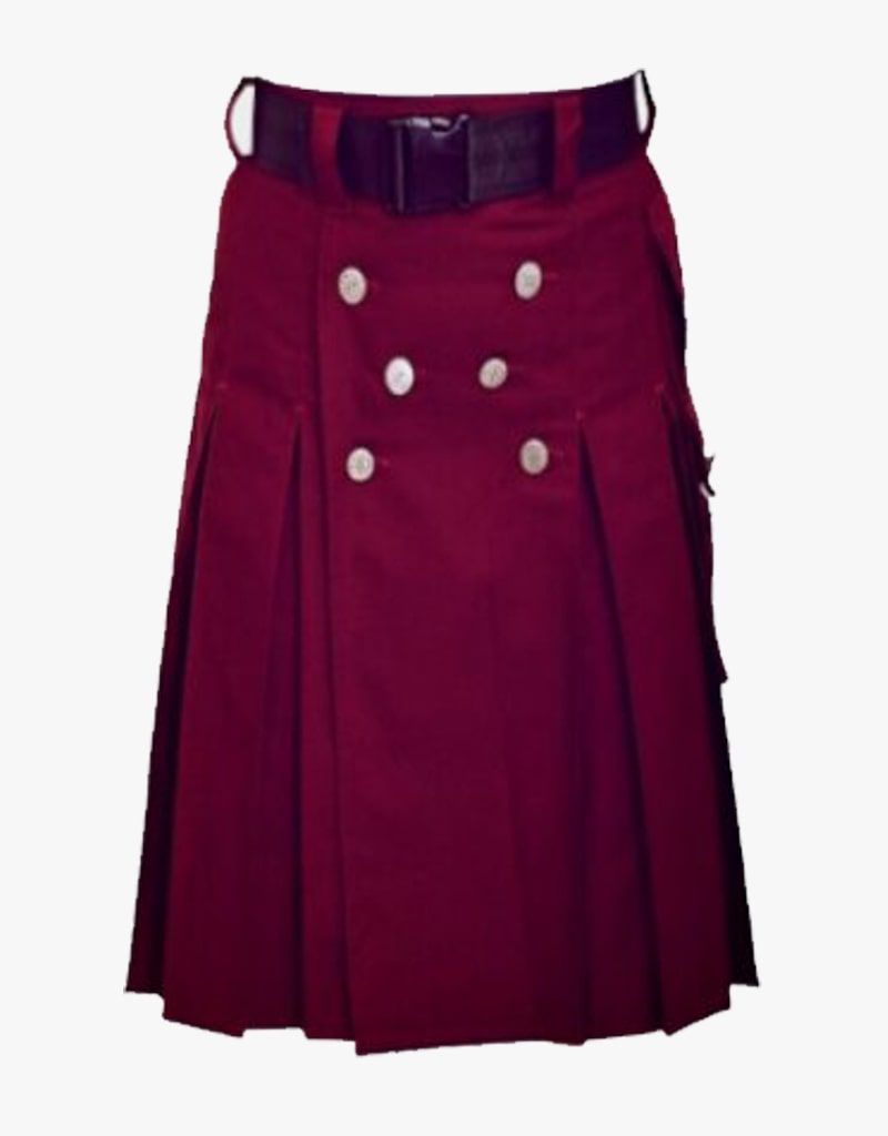 Tactical Kilt Maroon