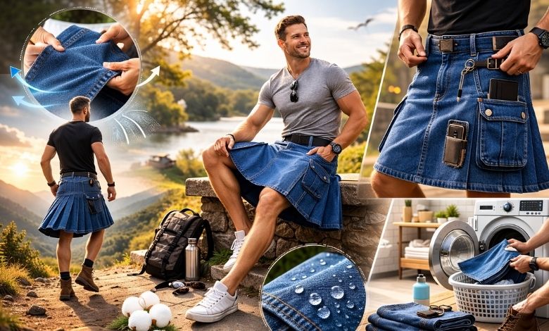 Benefits of Wearing a Denim Kilt