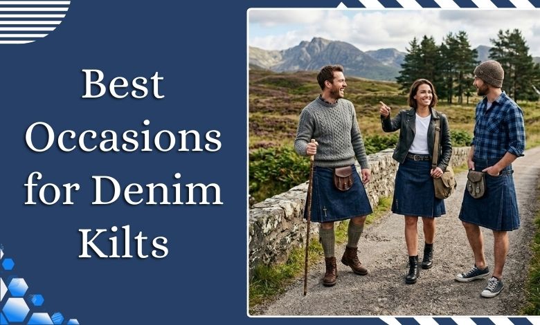 What Occasions Are Perfect for Wearing Denim Kilts