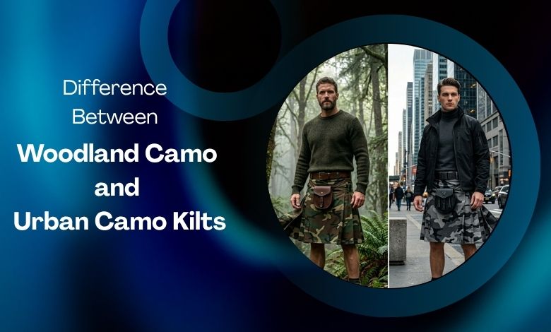 Difference Between Woodland Camo and Urban Camo Kilts
