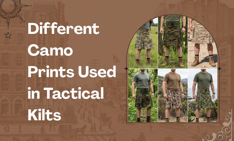 Different Camo Prints Used in Tactical Kilts