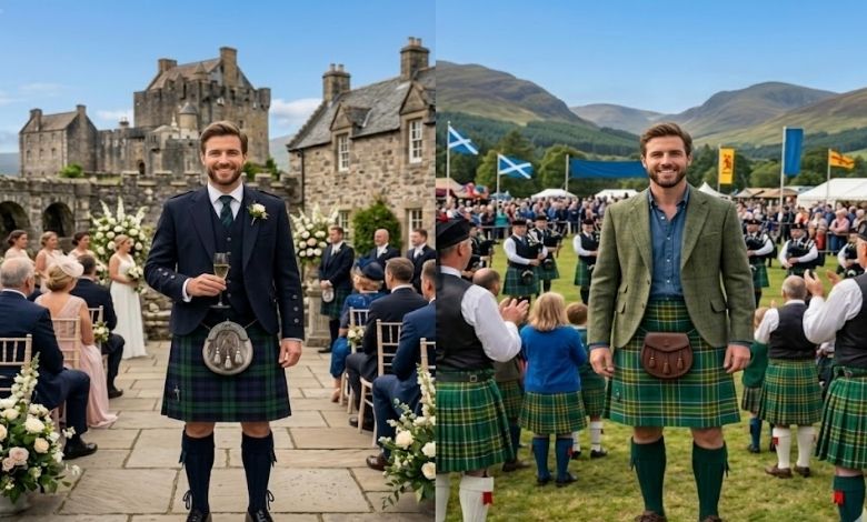 the role of the kilt outfit in formal and cultural events