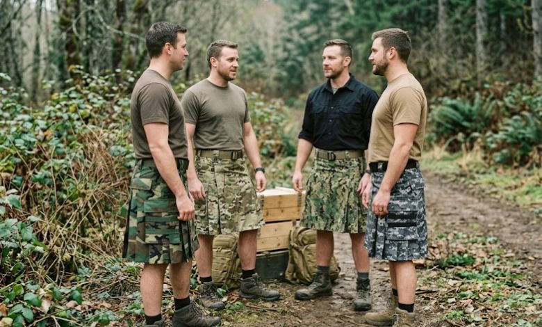 Different Types of Camo Prints Used in Tactical Kilts