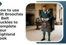 How to use Kilt Brooches & Belt Buckles to Complete Your Highland Look