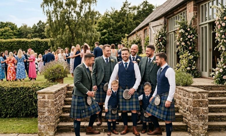 Why Choose The Utility Kilt for Family Tartans and Cohesive Wedding Style