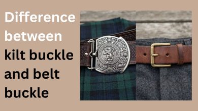 Difference between kilt buckle and belt buckle