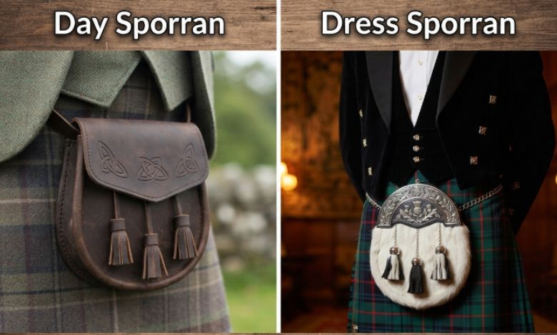 Differences Between Day and Dress Sporrans