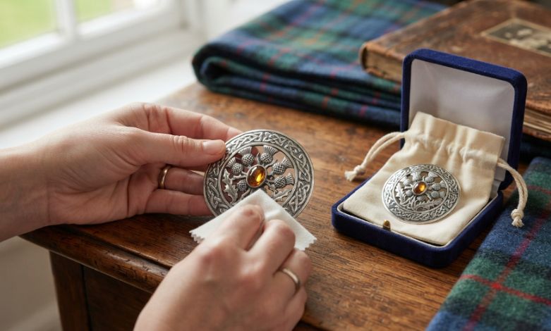 Caring for Your Plaid Brooch