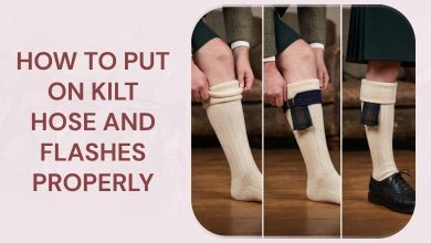 How to Put on Kilt Hose and Flashes Properly