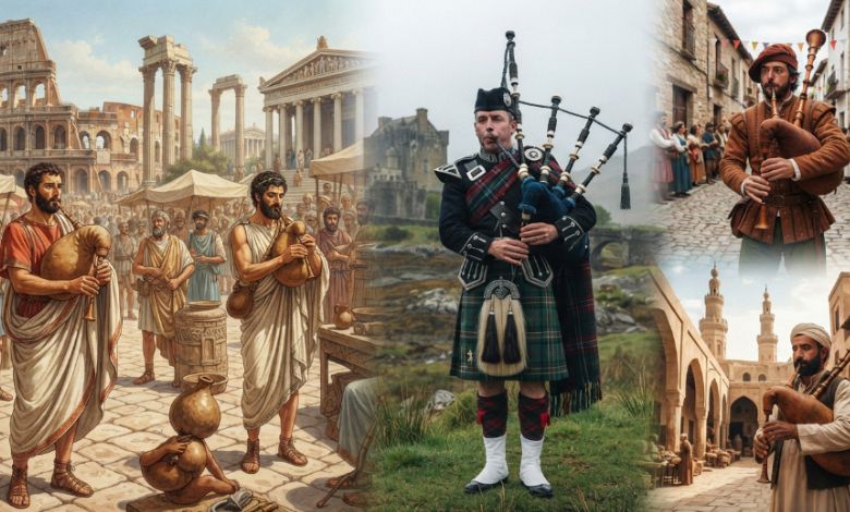 The Origins of Bagpipes