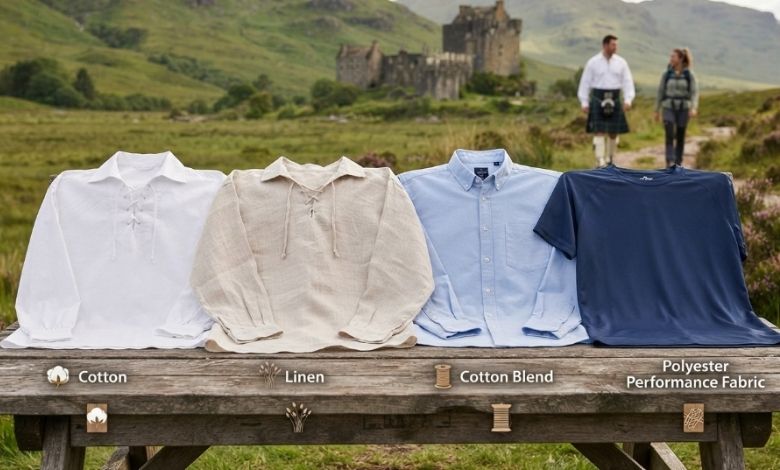 Comparing Different Kilt Shirt Materials