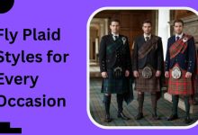 What are the different ways to style a fly plaid for formal and semi-formal events