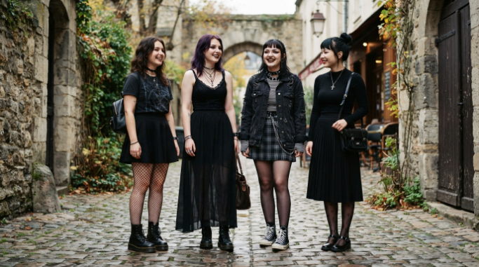 Easy Gothic Skirt Outfits for Beginners
